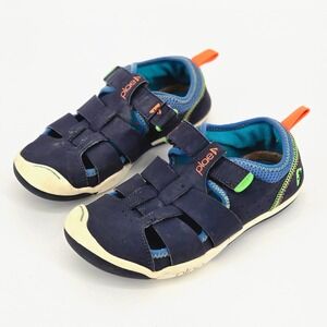 Plae Kids Sam 2.0 Navy Blue Water Friendly Outdoor Sports Sandals Shoes Size 2